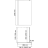 Душевое ограждение WASSERKRAFT RUR 30W44-TG