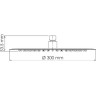 Верхний душ 300 мм WASSERKRAFT MINDEL A161